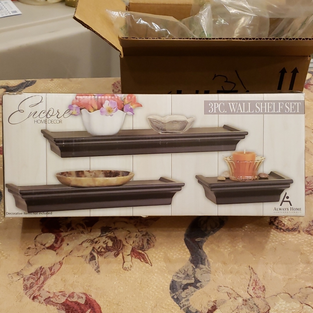 3 pc.wall floating shelves